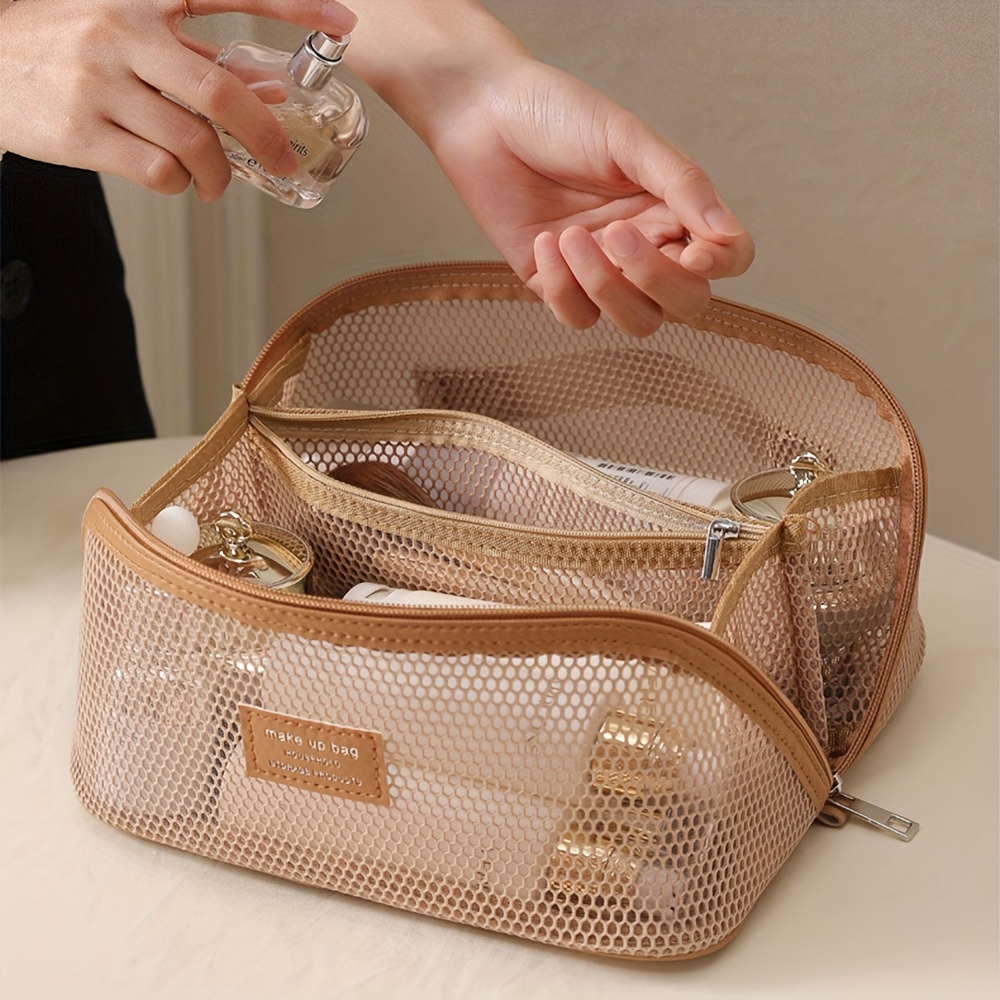Luxury Ziploc Bags - メイクアップオーガナイザー女性トイレタリーキットバッグメイクアップケース収納ポーチ高級レディボックス、化粧品バッグ、トラベルジップ用オーガナイザーバッグ