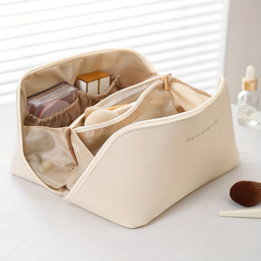 Luxury Ziploc Bags - メイクアップオーガナイザー 女性用トイレタリーキットバッグ メイクアップケース 収納ポーチ 高級レディースボックス、コスメティックバッグ、トラベル用オーガナイザーバッグ ジッパー付き