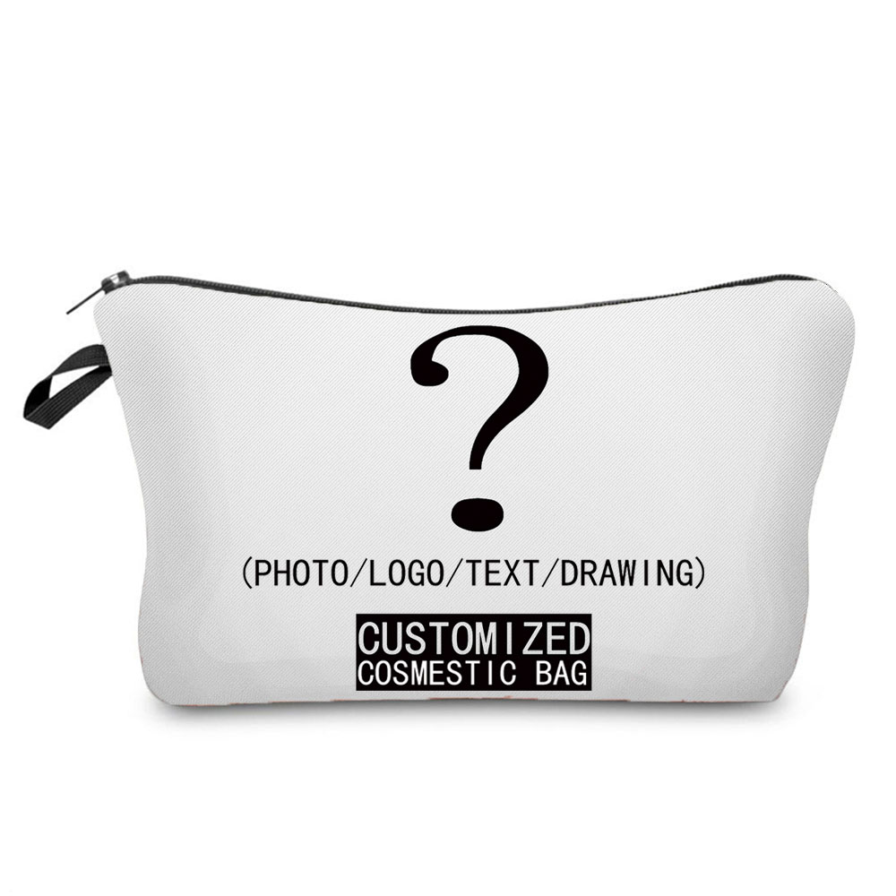 Wristlet Wallet Zipper - パーソナルカスタム DIY ロゴ化粧バッグポーチ旅行アウトドアガール女性化粧品バッグトイレタリーオーガナイザー女性収納メイクアップケース