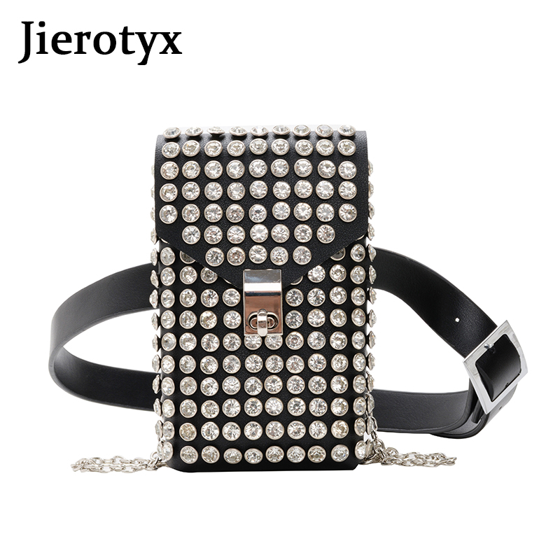 Luxury Bags And Shoes - Jierotyx-女性用の取り外し可能なフェイクレザーベルト,フルラインストーン付きショルダーストラップ