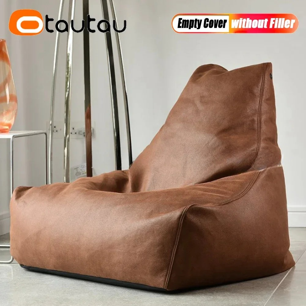 Luxury Bags To Buy - OTAUTAU 高級フェイクスエードビーンバッグラウンジャーカバー SF312【中身は詰め物なし！ フィラーは自分で購入する必要があります！】