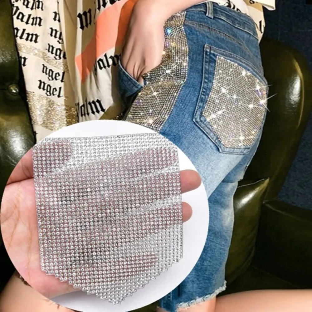 Luxury Bags And Shoes - 装飾用の豪華なラインストーンパッチ,衣類用のクリスタル,プリント,ポケットステッカー,窓用,DIY