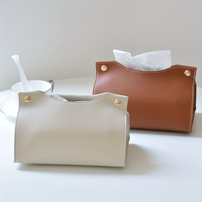 Luxury Bags For School - パーソナライズされたカスタムライトラグジュアリーレザーティッシュボックス、ホームクリエイティブリビングルーム収納、車用ティッシュボックス収納バッグ、ナプキンボックス