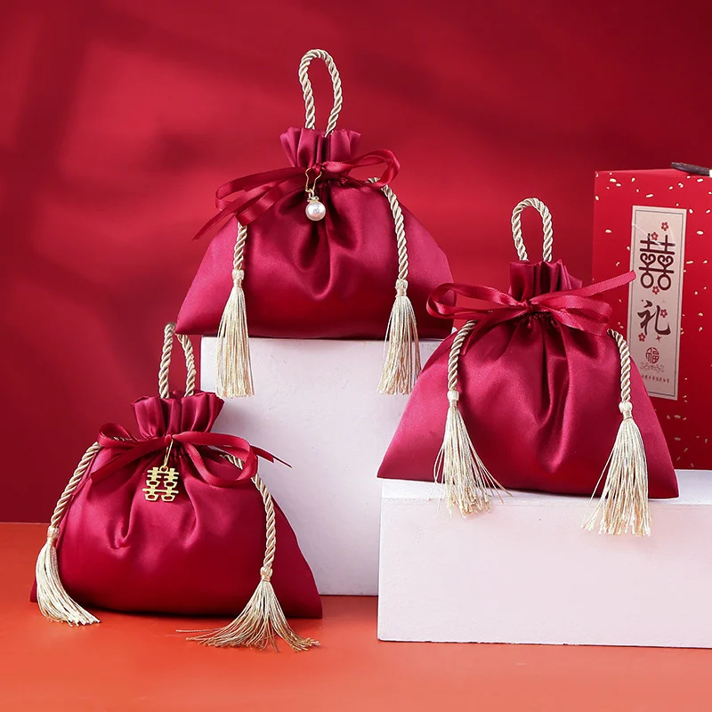 Luxury Bags For School - 豪華な巾着ベルベットポーチ,10個,ジュエリー,ビーズの結婚式のキャンディーボックス,ギフトバッグ