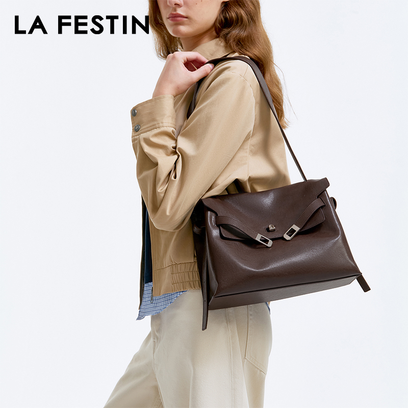 Luxury Bags La - LA FESTIN オリジナルトートバッグ女性用トレンドショルダーバッグ高級レザーハンドバッグ大型バッグデザイナークロスボディバッグメッセンジャーバッグ