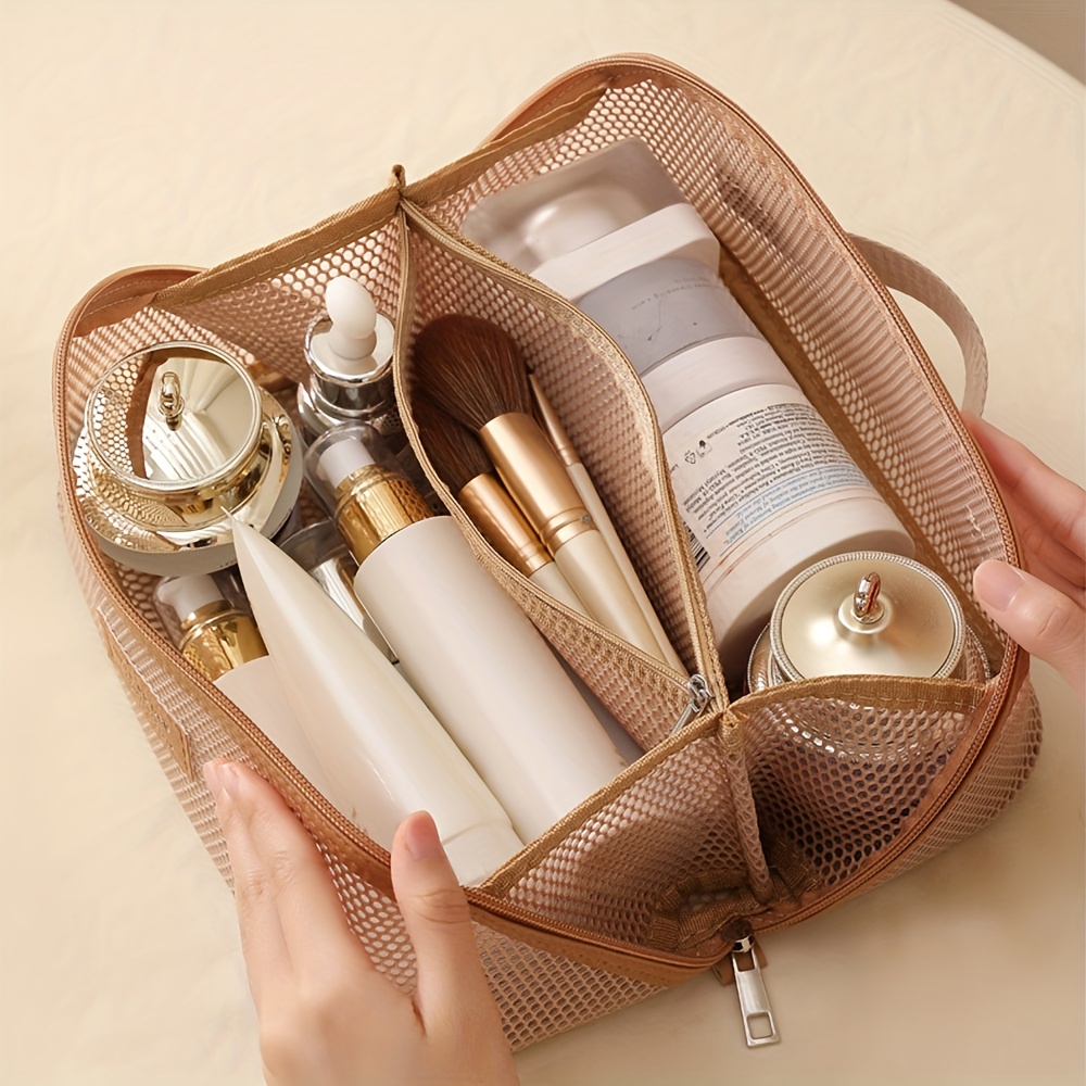 メイクアップオーガナイザー女性トイレタリーキットバッグメイク - Luxury Ziploc Bags のレビューと価格