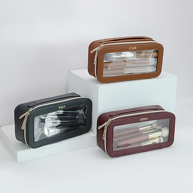 高級トラベルポータブルコスメティックバッグ　カスタムネームP - Luxury Ziploc Bags のレビューと価格