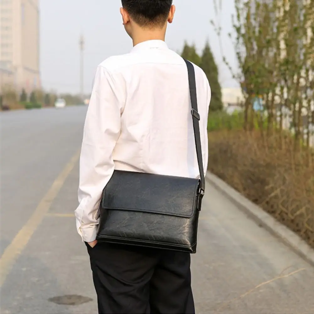 高級PUレザー クロスボディバッグ 多機能 ヴィンテージ メ - Luxury Bags For Men のレビューと価格