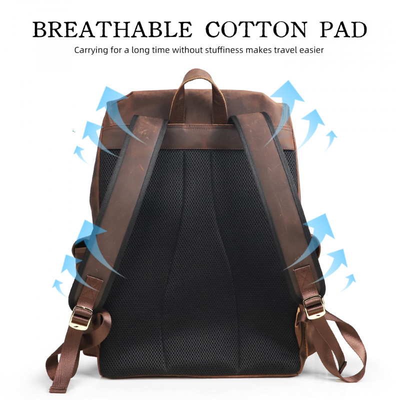 新着革バックパック高級男性本物の牛革トラベルバッグ男性ヴィン - Luxury Bags For Men のレビューと価格