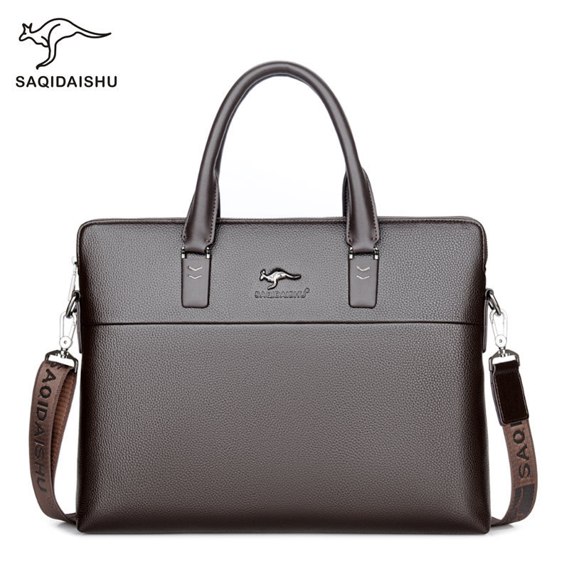 男性革ショルダーバッグビジネス男性のための有名なブランドクロ - Luxury Bags For Men のレビューと価格