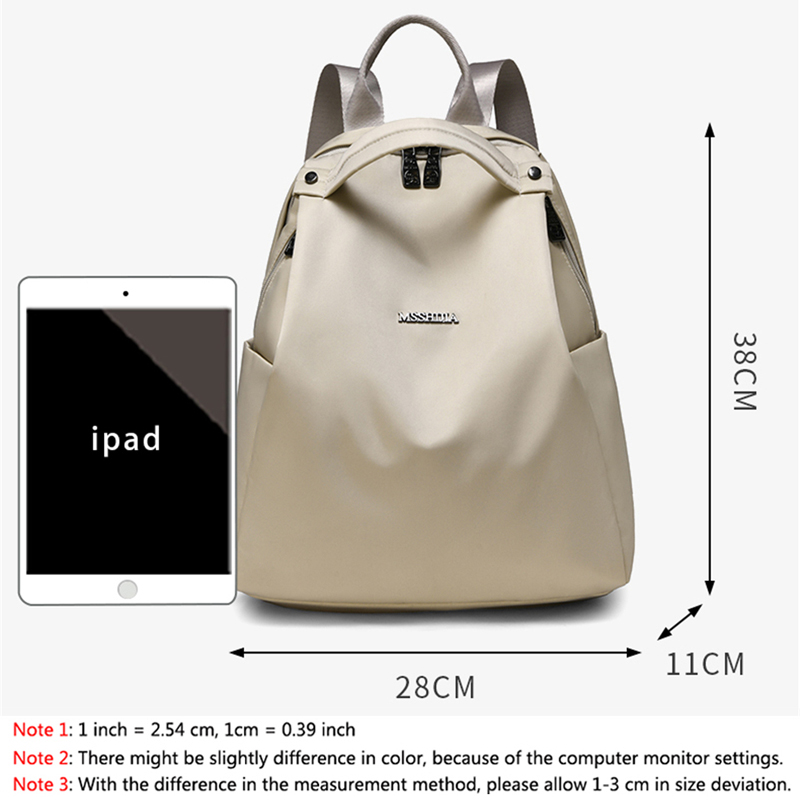 ファッションデイパック女性用最高品質ナイロンバックパック大容 - Shoulder Bag Slouchy のレビューと価格