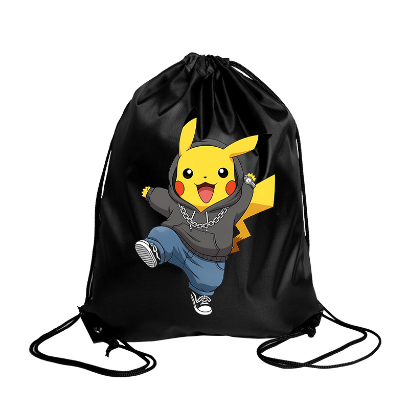 ポケモン巾着バッグ漫画バンドルバッグピカチュウプリント収納ポ - Shoulder Bag Slouchy のレビューと価格