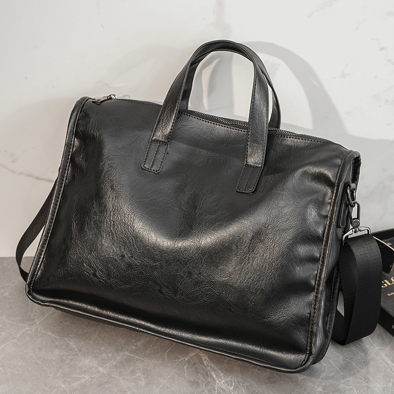 カジュアルビジネスメンズハンドバッグファッション大容量ブリー - Luxury Bags For Men のレビューと価格