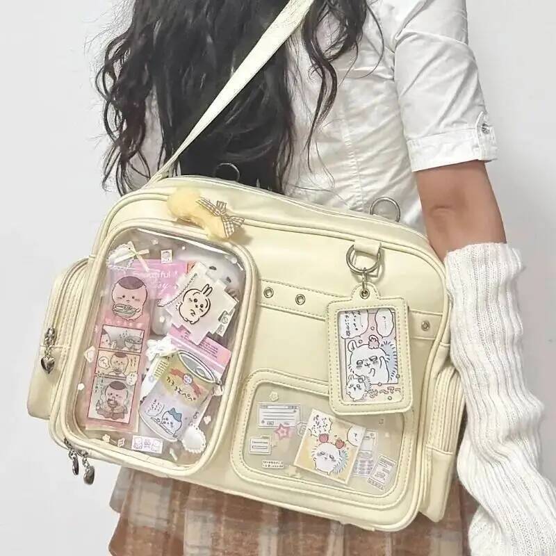 Y2K風のかわいいイタバッグ、コンサート用大容量バックパック - Shoulder Bag Slouchy のレビューと価格