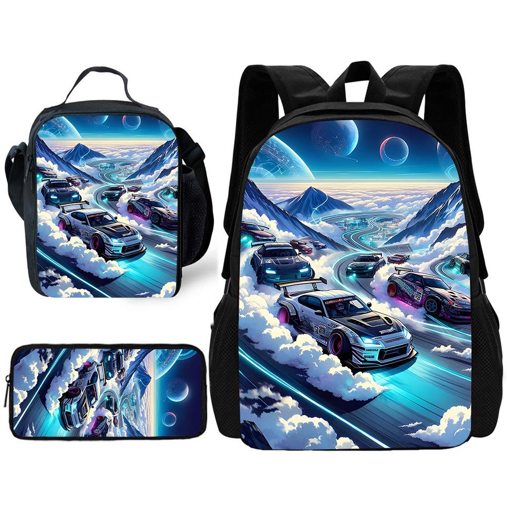 子供学校ファッション高級スポーツカーバックパックランチバッグ - Luxury Bags For School のレビューと価格