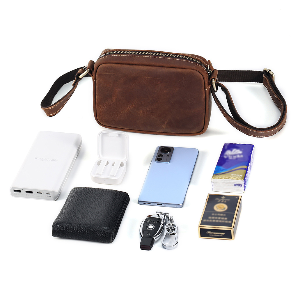 高級本革メッセンジャーバッグ メンズ ヴィンテージレザー ク - Luxury Bags For Men のレビューと価格