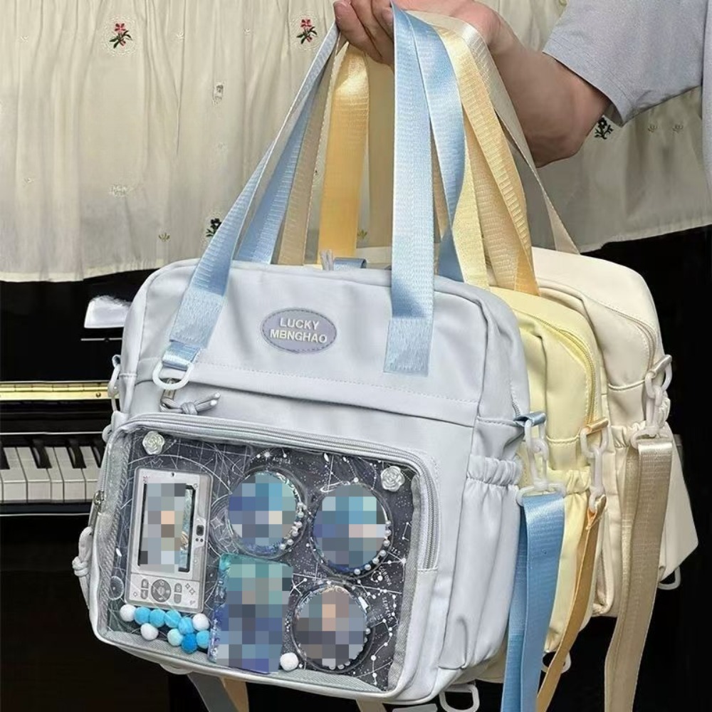 Y2K 日本のプレッピースタイルショルダークロスボディバッグ - Luxury Bags For School のレビューと価格
