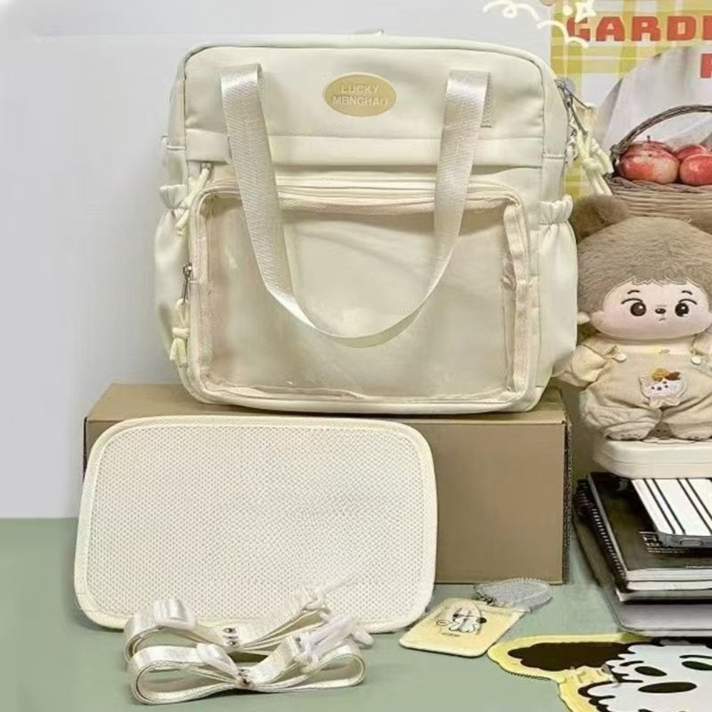 Y2K 日本のプレッピースタイルショルダークロスボディバッグ - Luxury Bags For School のレビューと価格