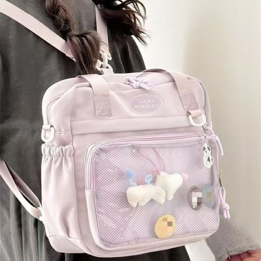 Y2K 日本のプレッピースタイルショルダークロスボディバッグ - Luxury Bags For School のレビューと価格