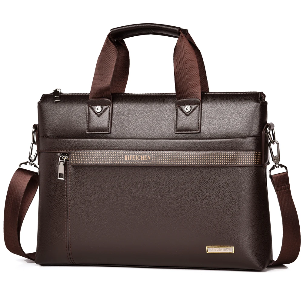 2026 新しい高級ブランド男のハンドバッグ革ラップトップブ - Luxury Bags For Men のレビューと価格