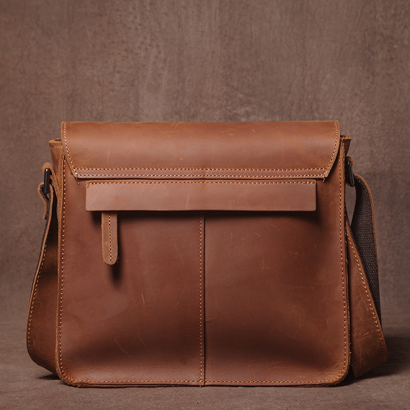 GURO 高級ブランド本革ショルダーバッグ男性クレイジーホー - Luxury Bags For Men のレビューと価格