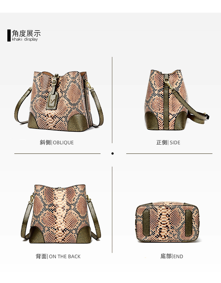 Somenie 売れ筋プレミアムテクスチャースネークパターン - Luxury Bags Sell のレビューと価格