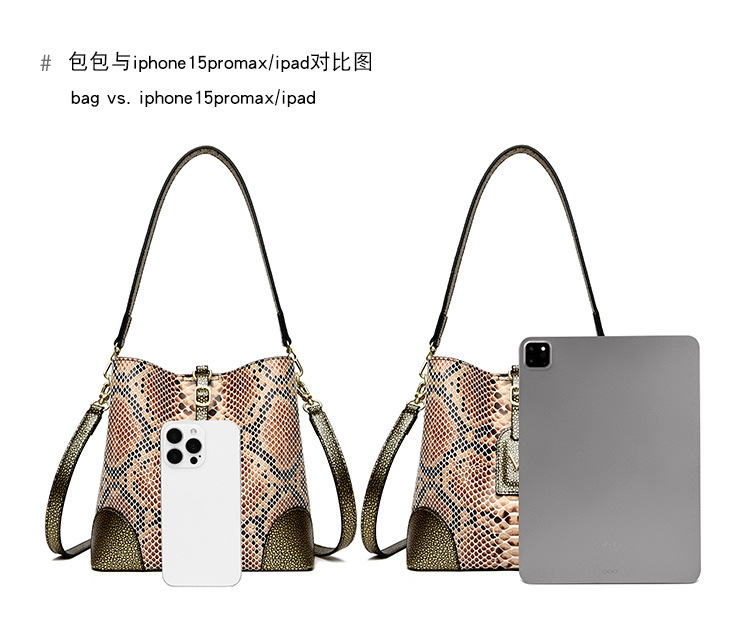 Somenie 売れ筋プレミアムテクスチャースネークパターン - Luxury Bags Sell のレビューと価格