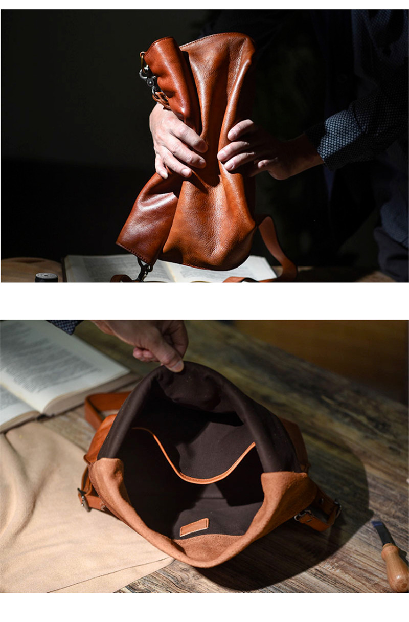 男性用の本物の牛革メッセンジャーバッグ,本物の牛革製の折りた - Luxury Bags For Men のレビューと価格