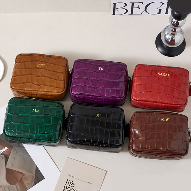 高級本革ジップコインケース クロコダイル柄牛革財布 口紅コス - Luxury Ziploc Bags のレビューと価格