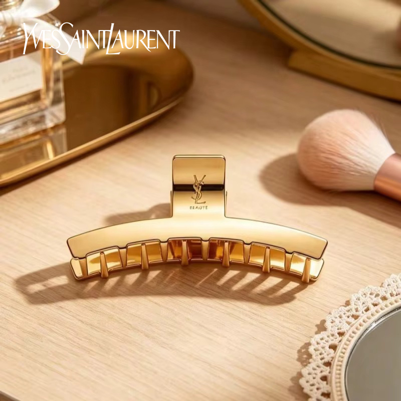 YSL サンローラン ヘアーバレッタ ゴールドメタルクリップ - Women Luxury Bags Ysl のレビューと価格