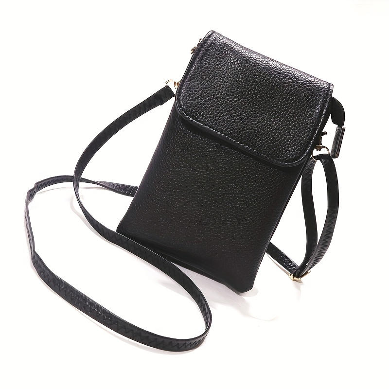 女性用レザークロスボディフォンバッグ、小型ショルダーバッグ、 - Wristlet Wallet Zipper のレビューと価格
