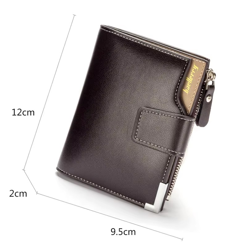 カスタマイズされた名前彫刻男性ショート財布大容量カードホルダ - Wristlet Wallet Zipper のレビューと価格