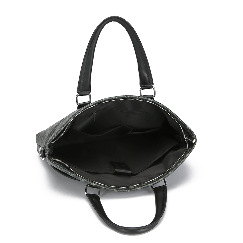 メンズプリントPUレザービジネスブリーフケースハンドバッグ、 - Luxury Bags For Men のレビューと価格