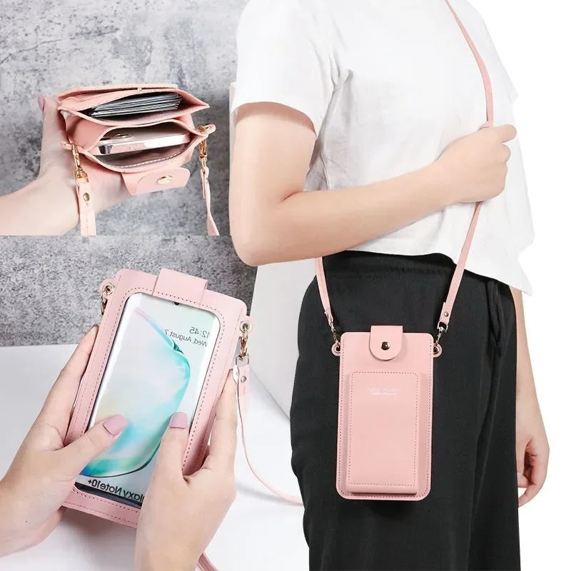クロスボディ携帯電話バッグ女性女の子用ユニバーサル携帯電話オ - Shoulder Bag Slouchy のレビューと価格