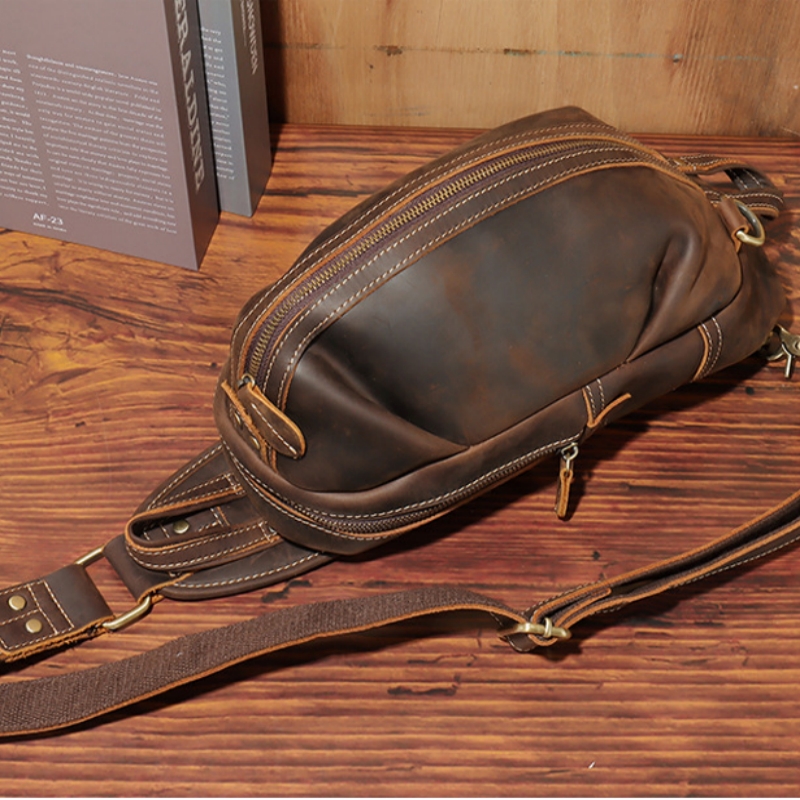男性用本革ショルダーバッグ,多機能ショルダーバッグ,アウトド - Luxury Bags For Men のレビューと価格
