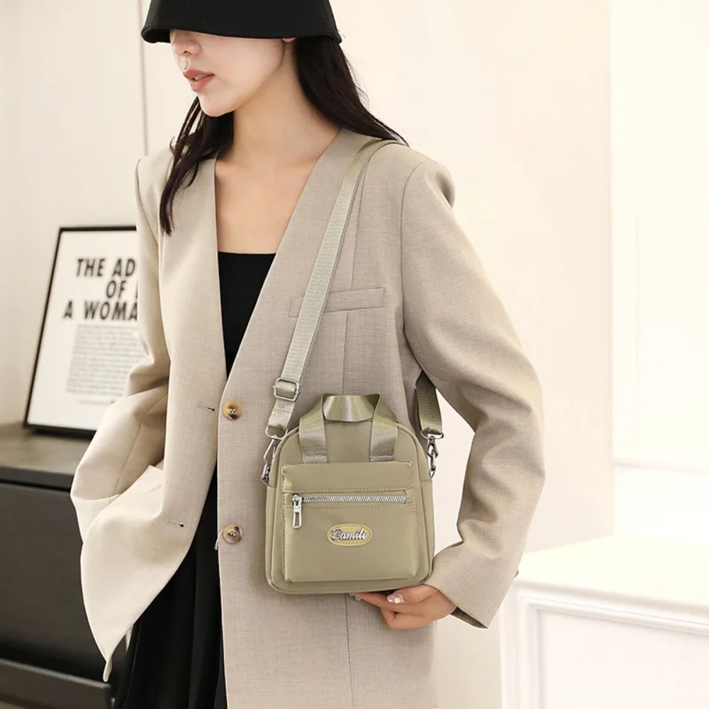 カジュアルな女性のクロスボディバッグ軽量ナイロン大容量携帯電 - Wristlet Wallet Zipper のレビューと価格