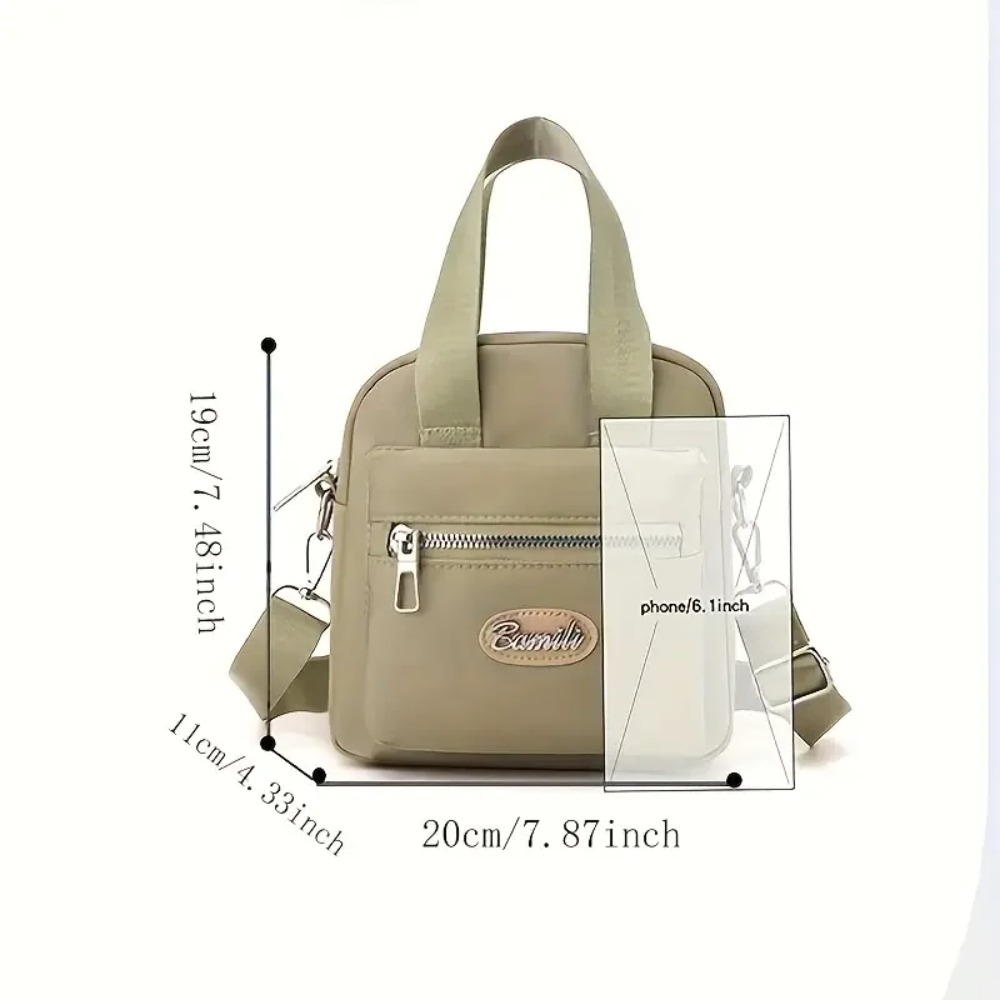 カジュアルな女性のクロスボディバッグ軽量ナイロン大容量携帯電 - Wristlet Wallet Zipper のレビューと価格