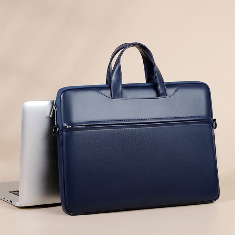 男性と女性のためのPUレザービジネスブリーフケース,大容量, - Wristlet Wallet Zipper のレビューと価格