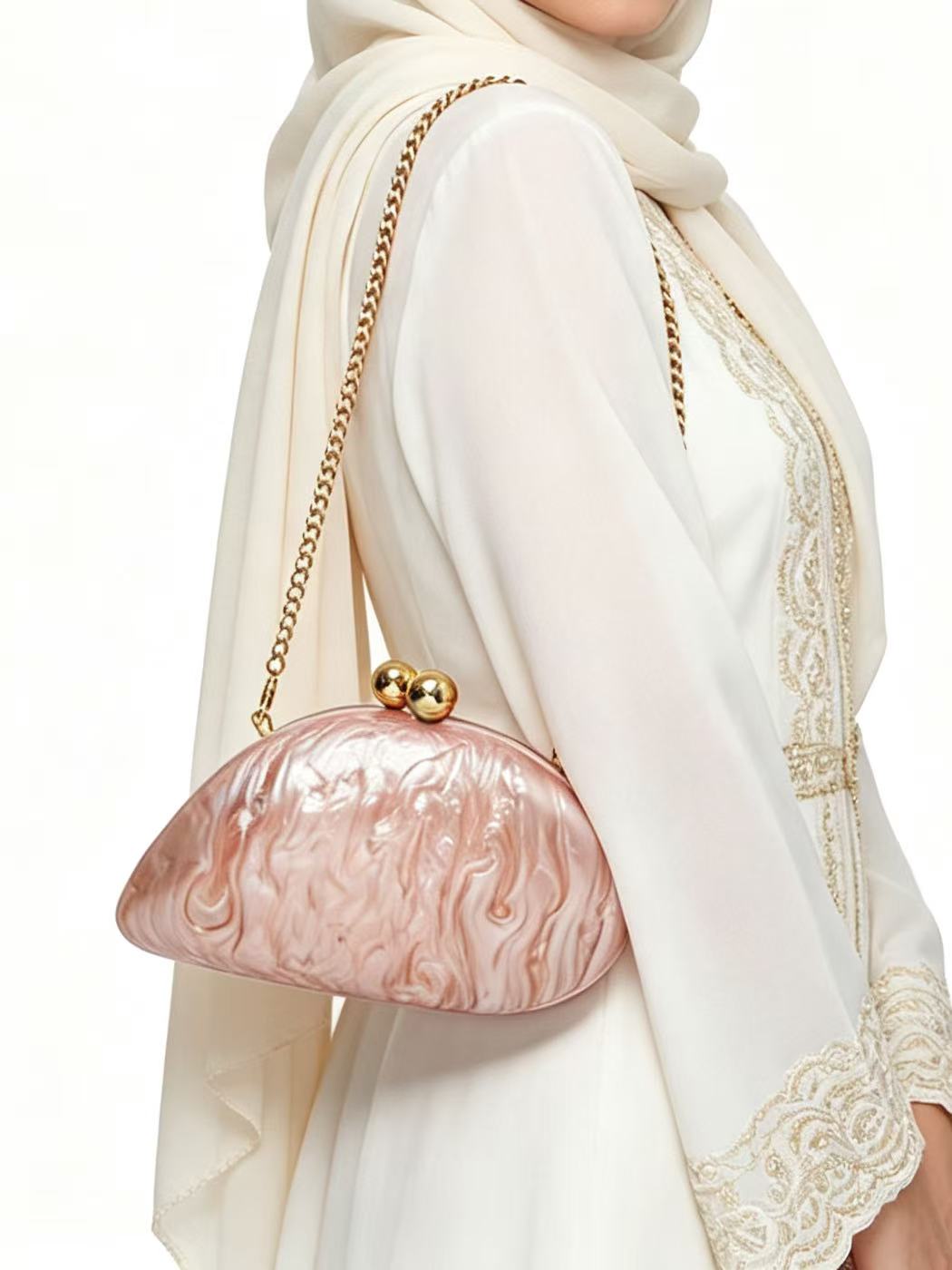 2026年春夏新作　人気沸騰中　不規則アクリルシェルイブニン - Luxury Bags Sell のレビューと価格
